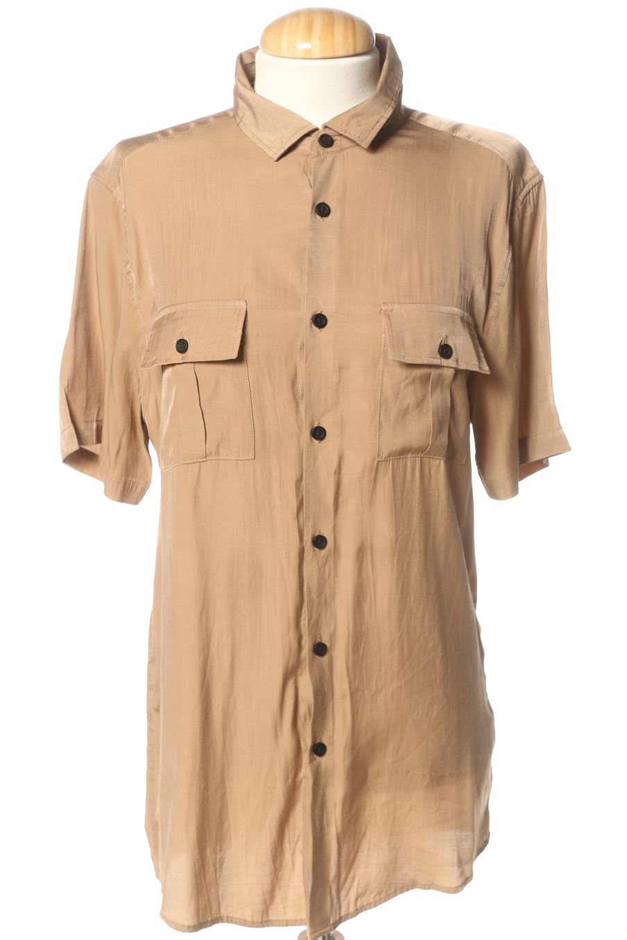 Camisa de ASOS de la talla S, de color marrón