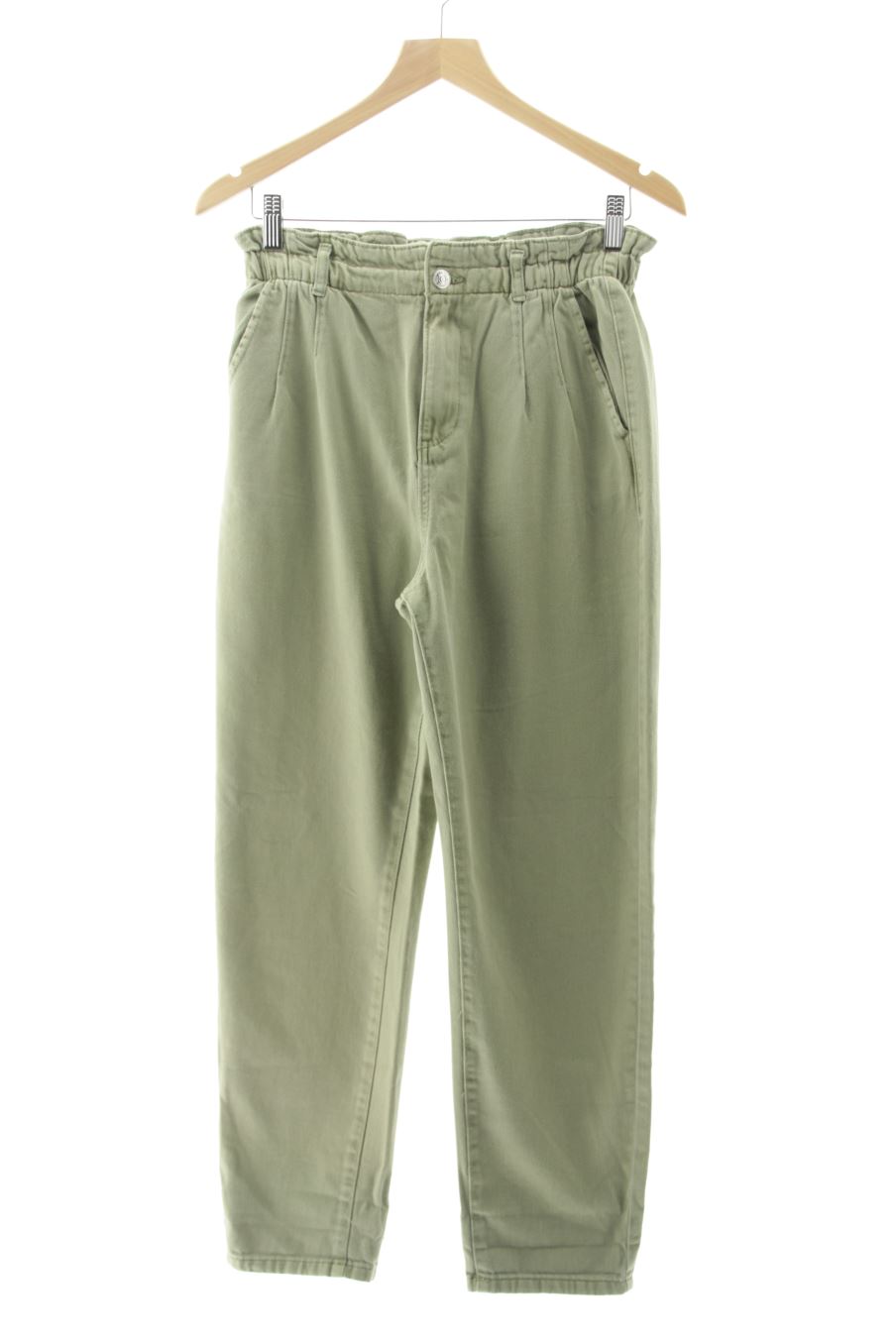 Jeans Mango de la taille 36, de couleur vert de denim