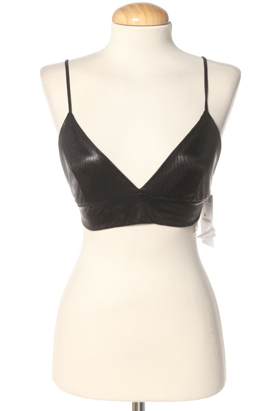 Aufwändiges Top von Stradivarius Größe S, Farbe Schwarz, für