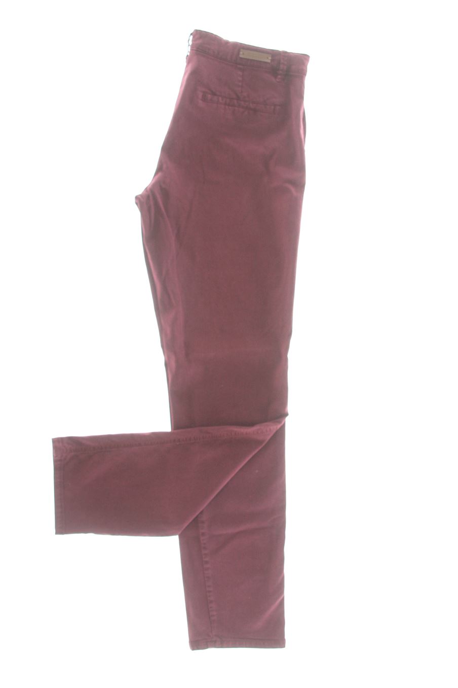 Pantalones de Promod de la talla 38, de color burdeos