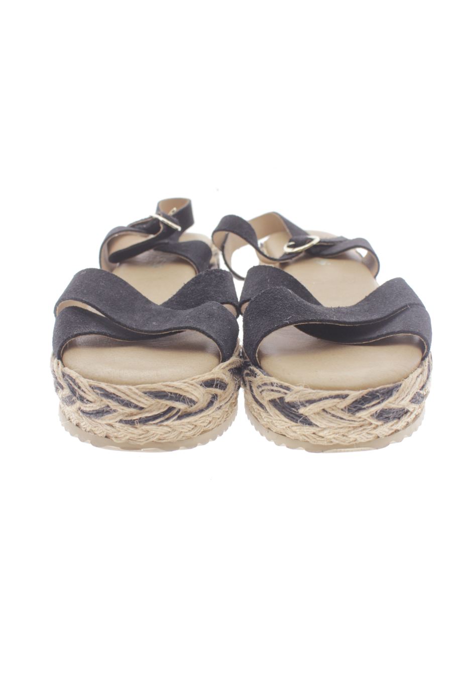Sandalias planas de Tater's de la talla 40, de color negro de
