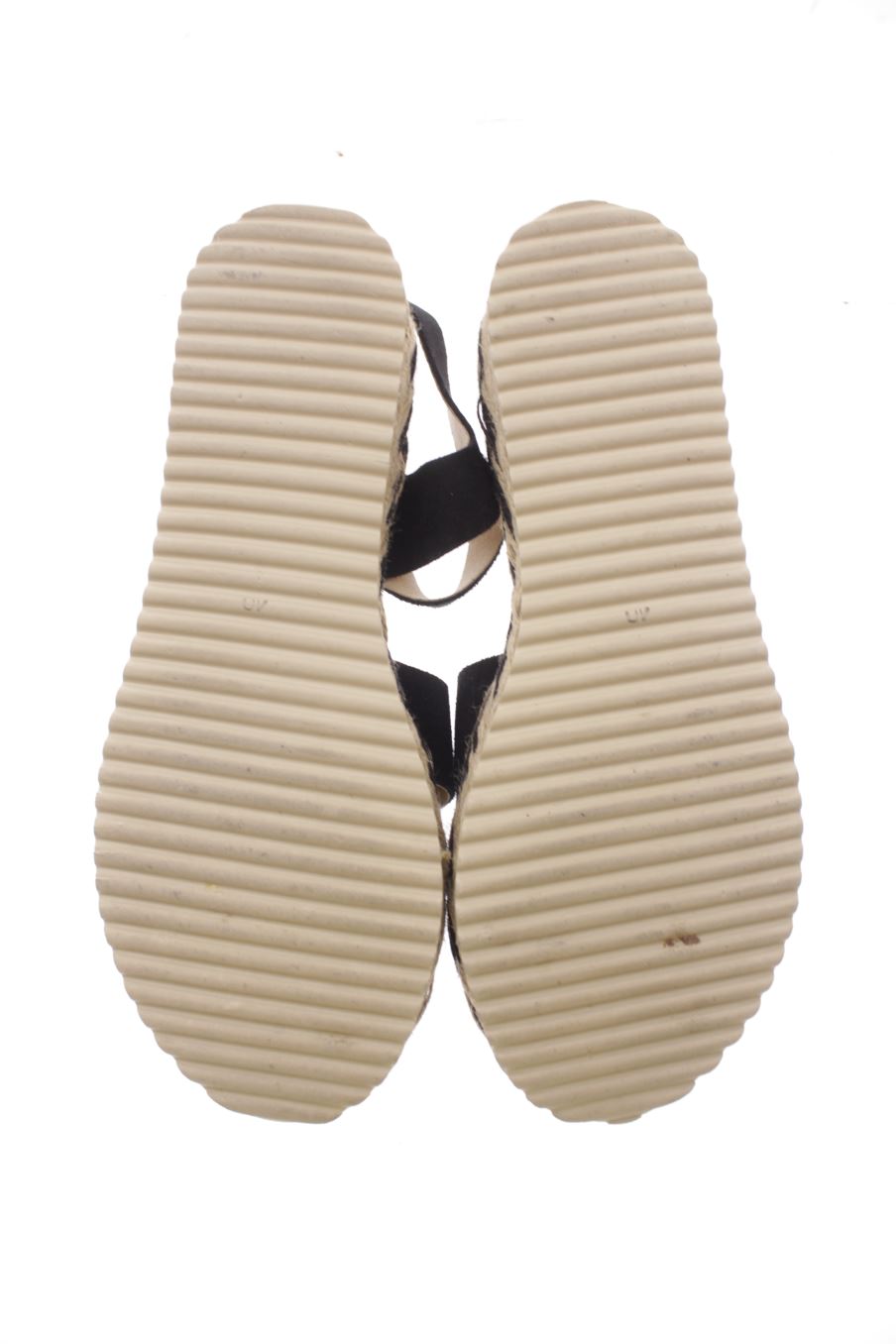 Sandalias planas de Tater's de la talla 40, de color negro de