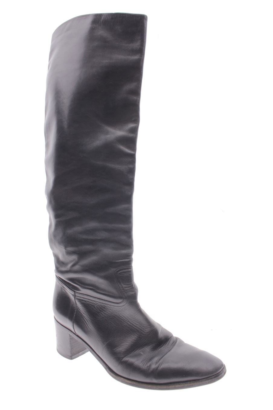 Botas de Hermès de la talla 39, de color negro de