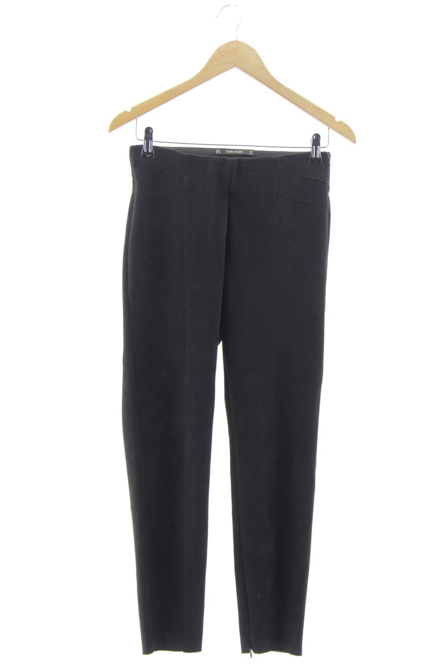 Pantalon Zara de la taille S, de couleur noir