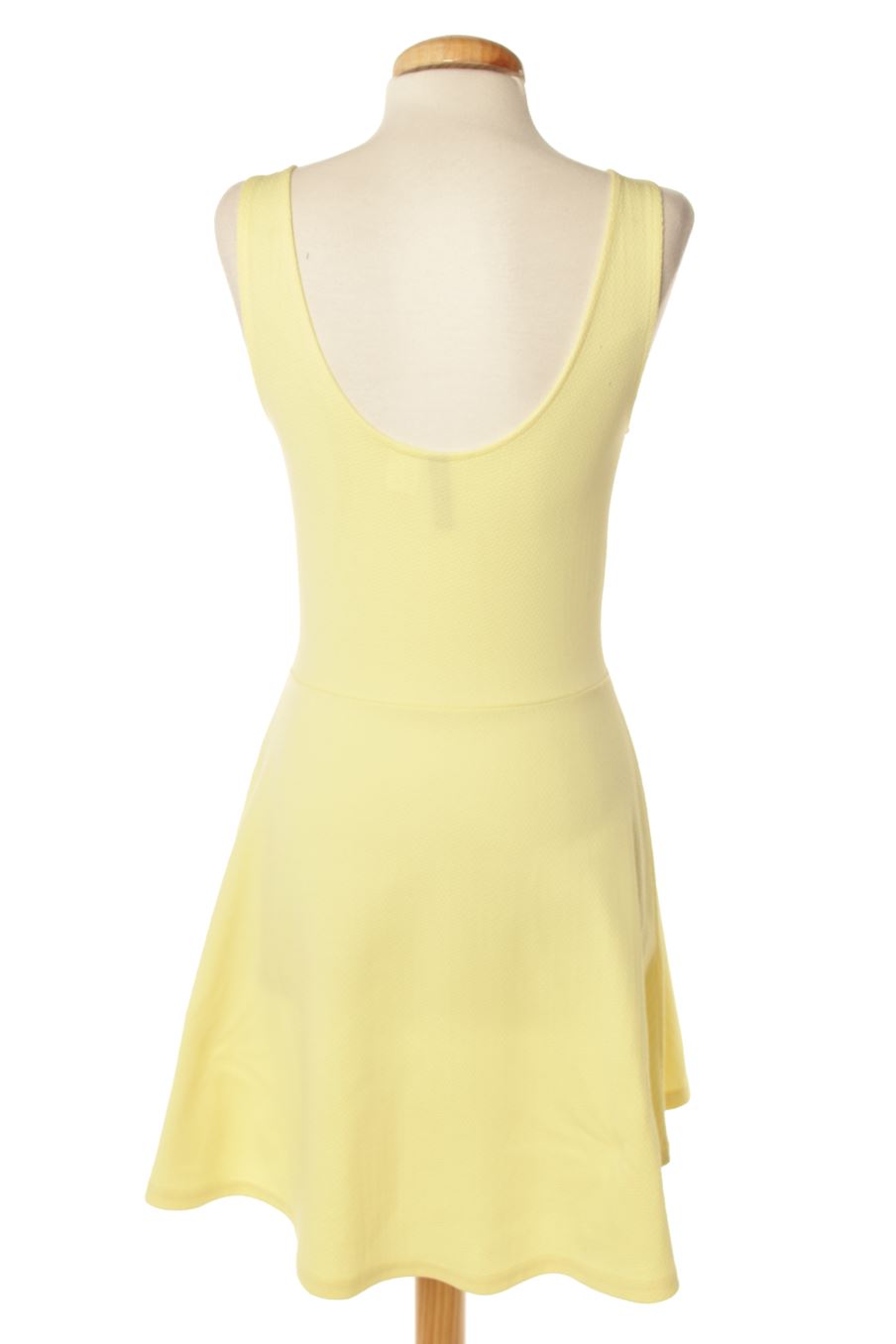 Robe casual H&M de la taille 36, de couleur jaune
