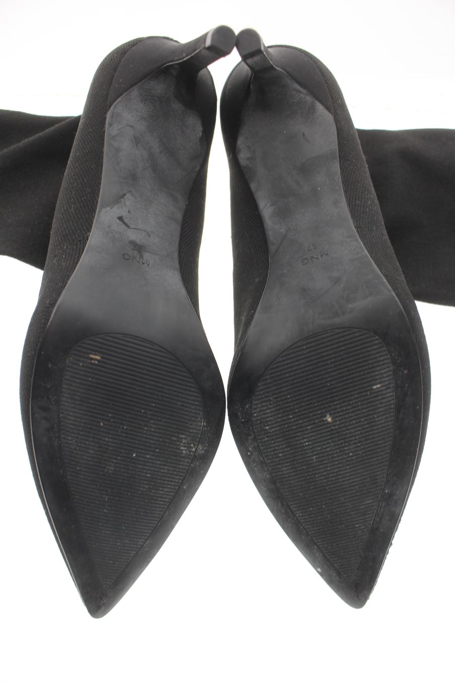 Botas de Mango de la talla 37, de color negro de