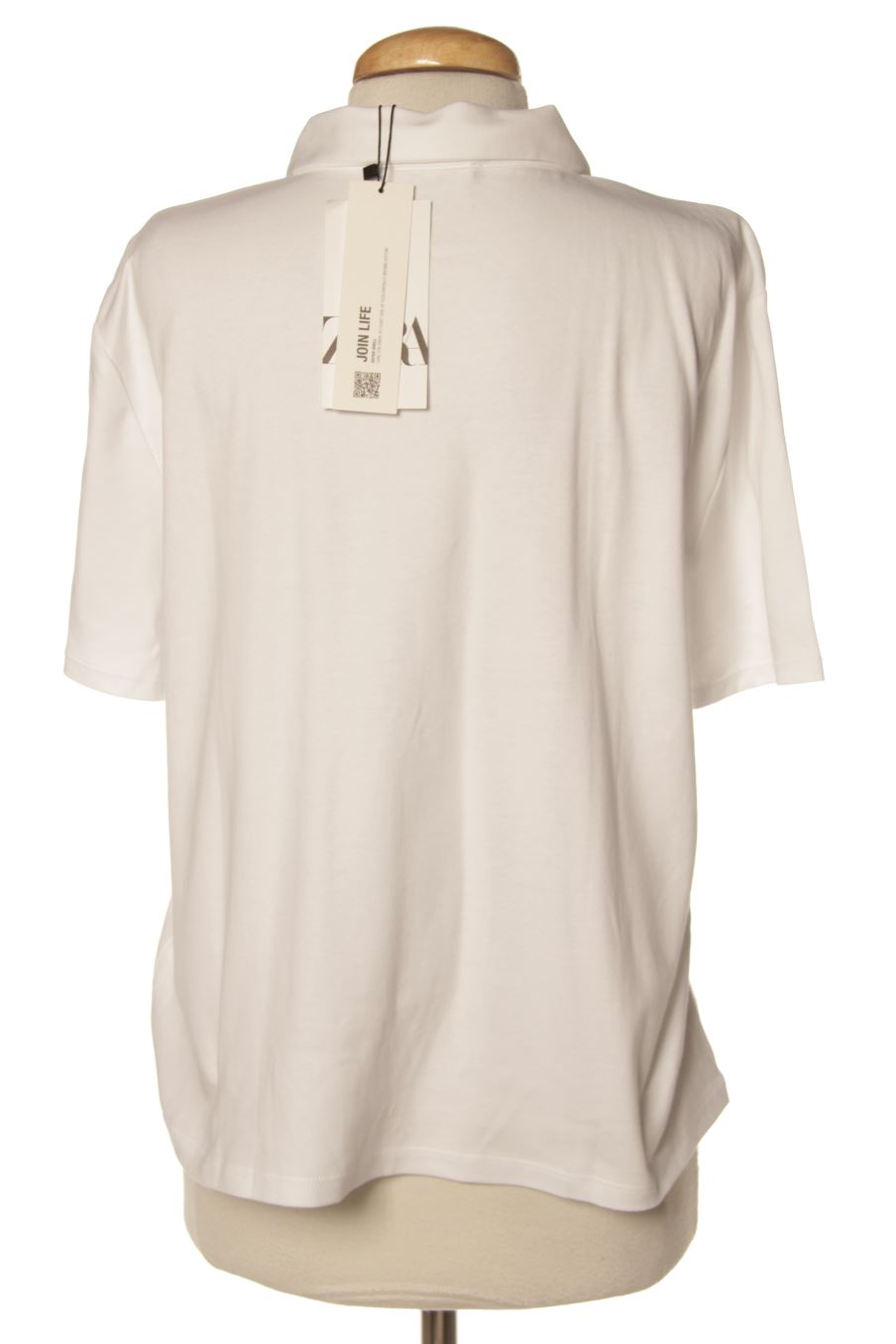 T-shirt Zara de la taille M, de couleur blanc