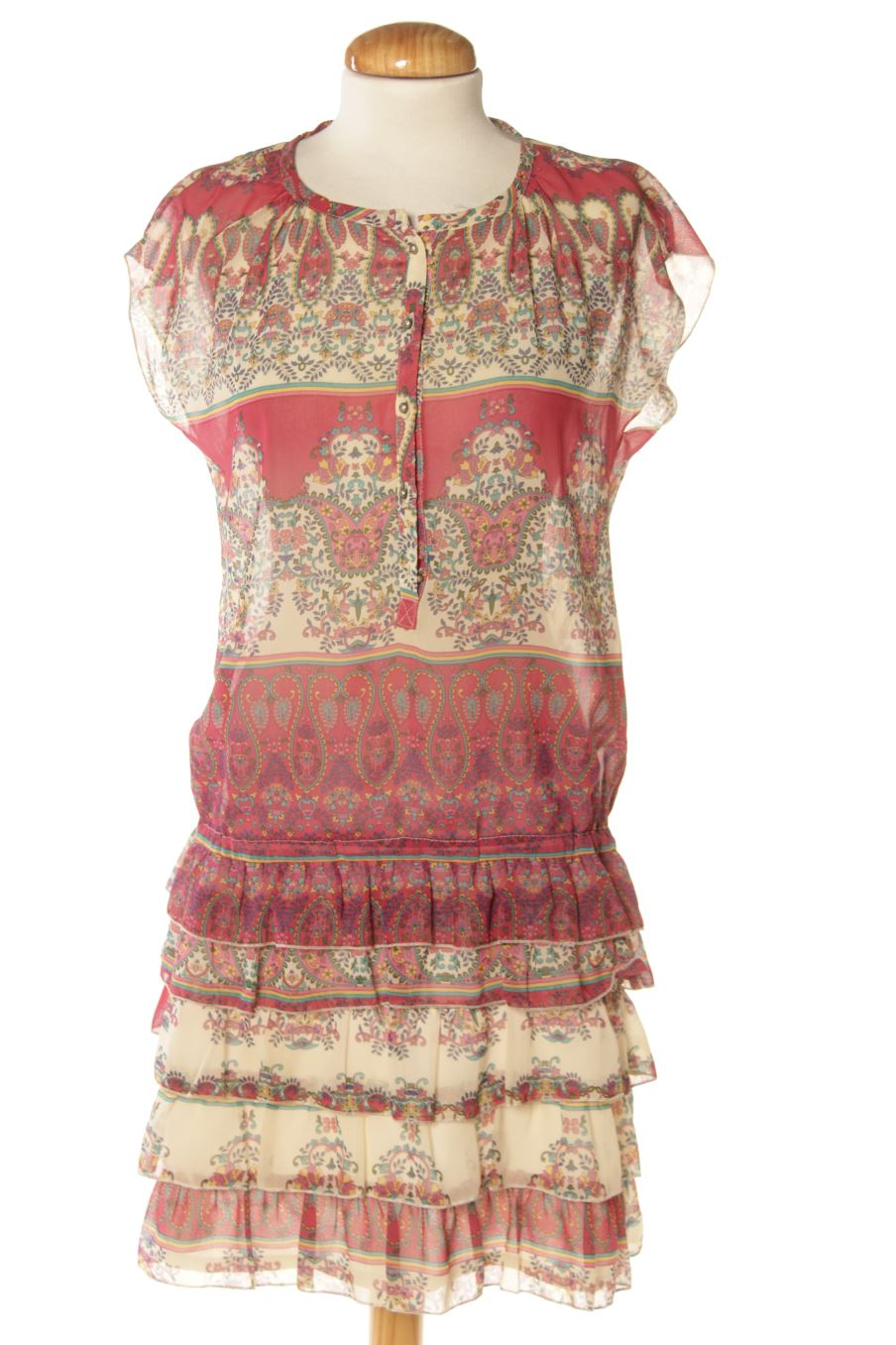 Einfaches Kleid von Trucco Größe 38, Farbe Aufdruck, für