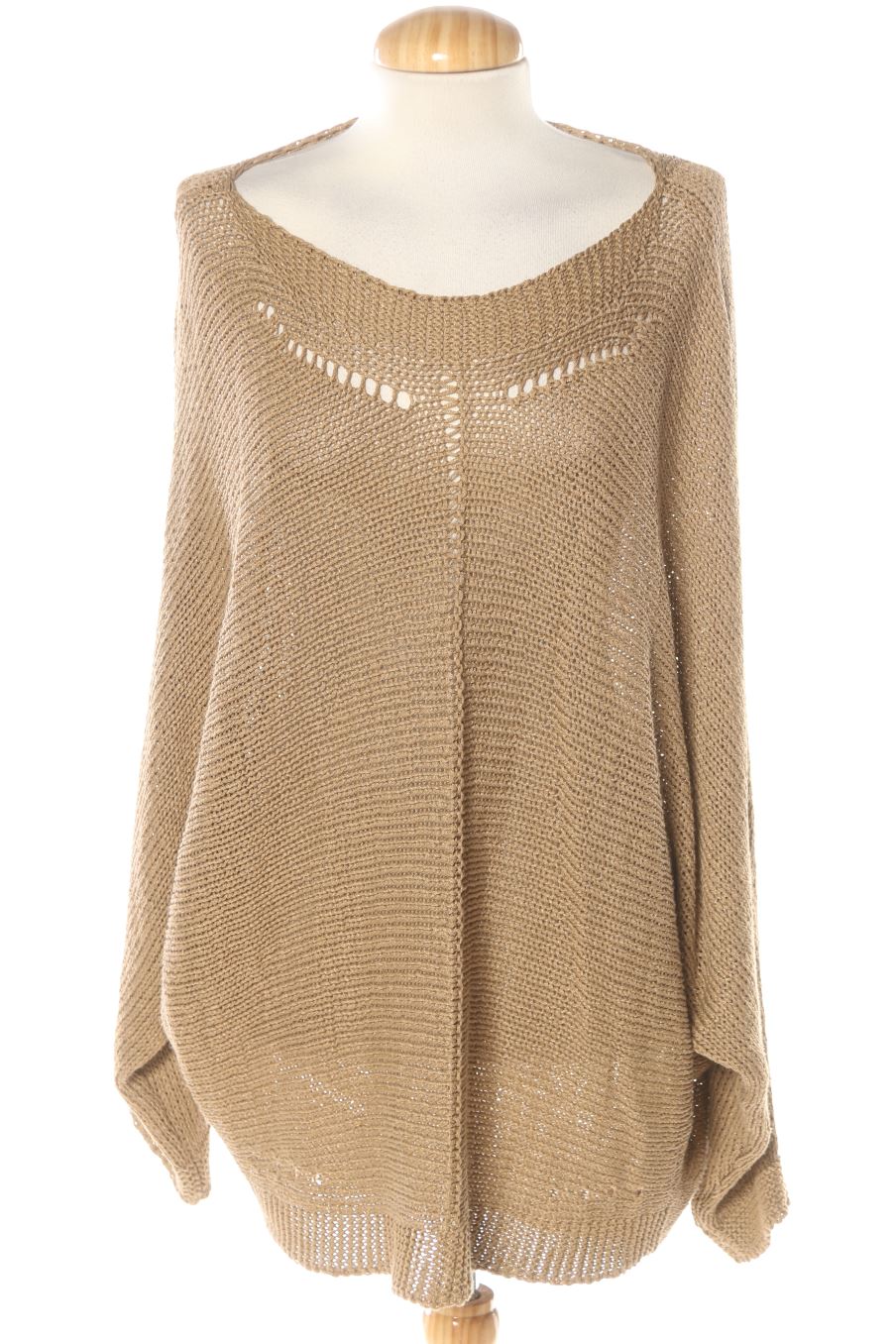 Jersey de Massimo Dutti de la talla L, de color beige