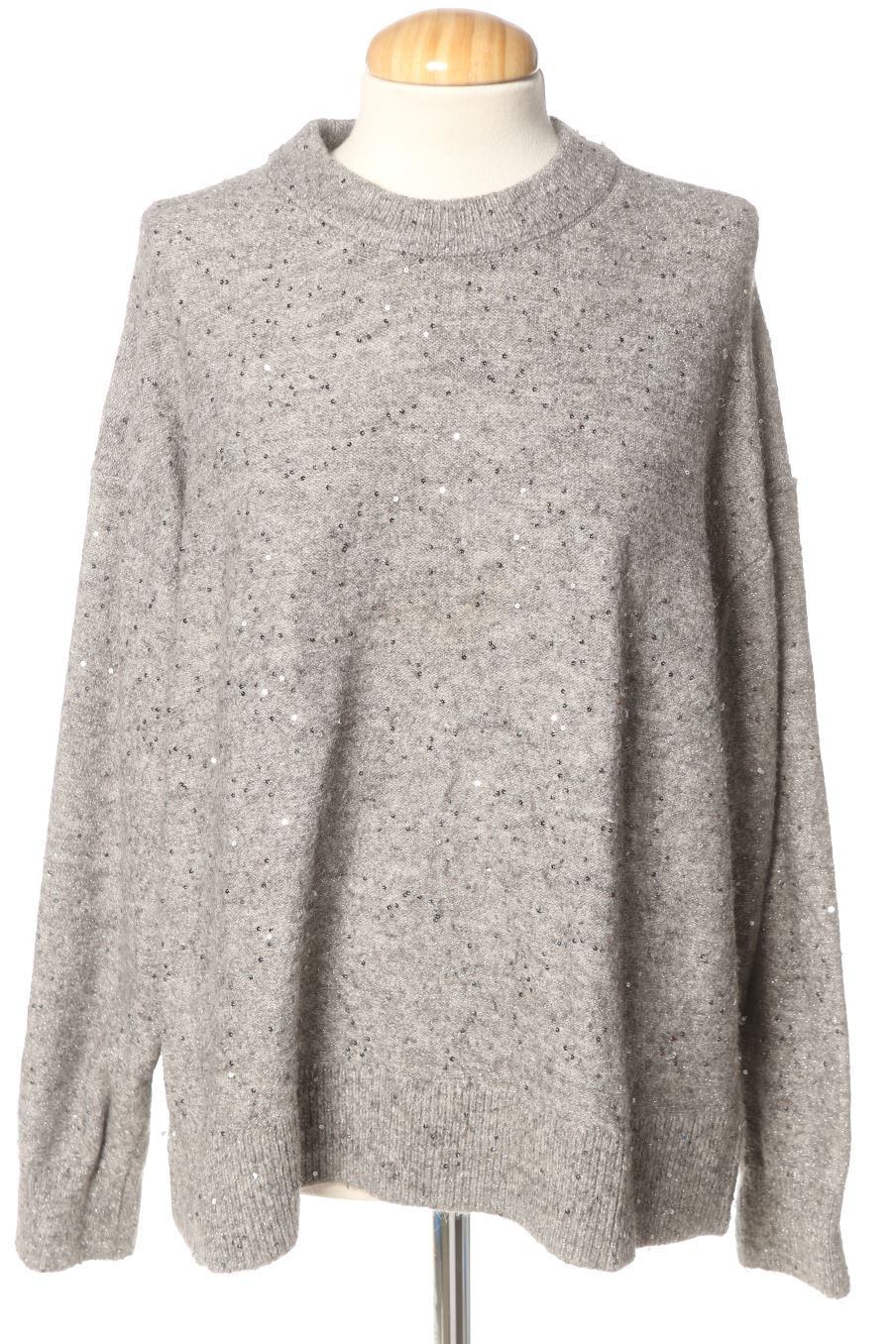 Pull H&M de la taille L, de couleur gris