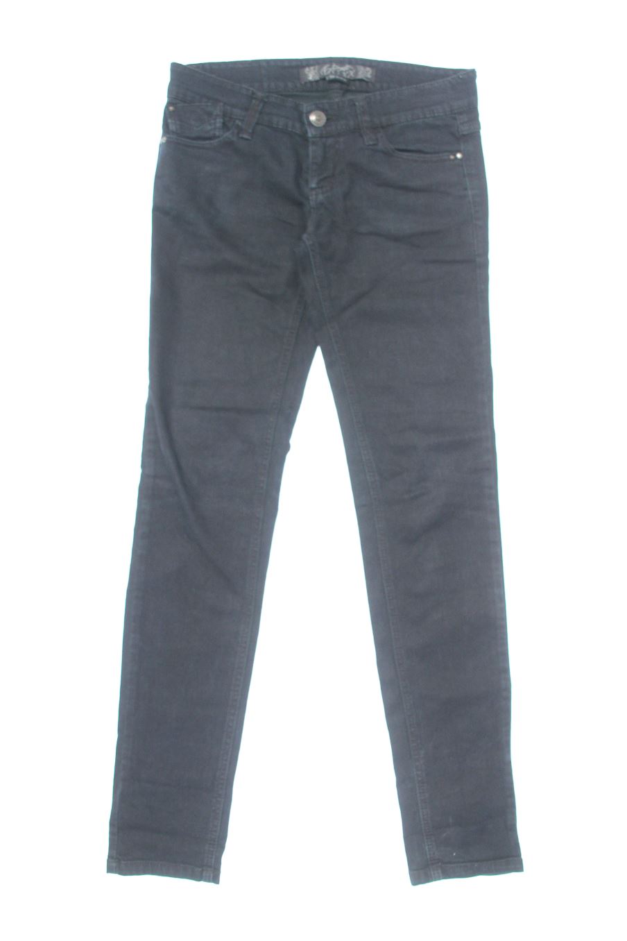 Jeans Stradivarius de la taille 38, de couleur noir de denim