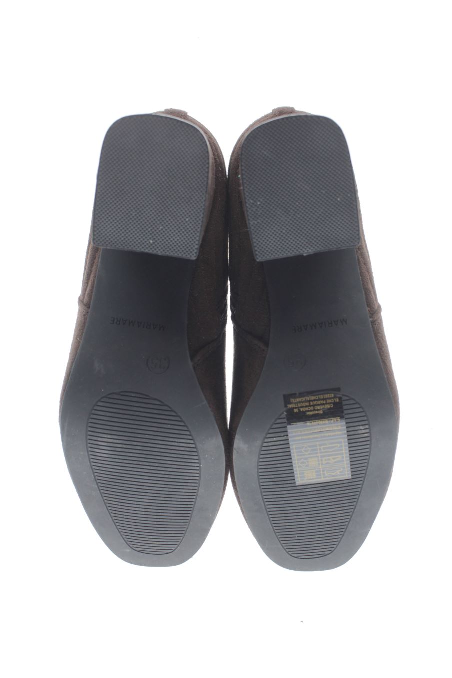 Botines de MariaMare de la talla 35, de color marrón de