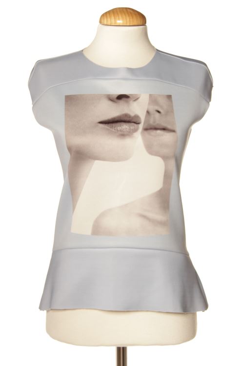 Blusa de manga corta