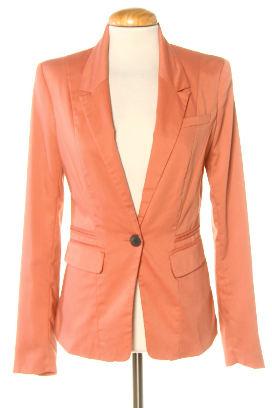Blazer Bershka de la taille S, de couleur corail