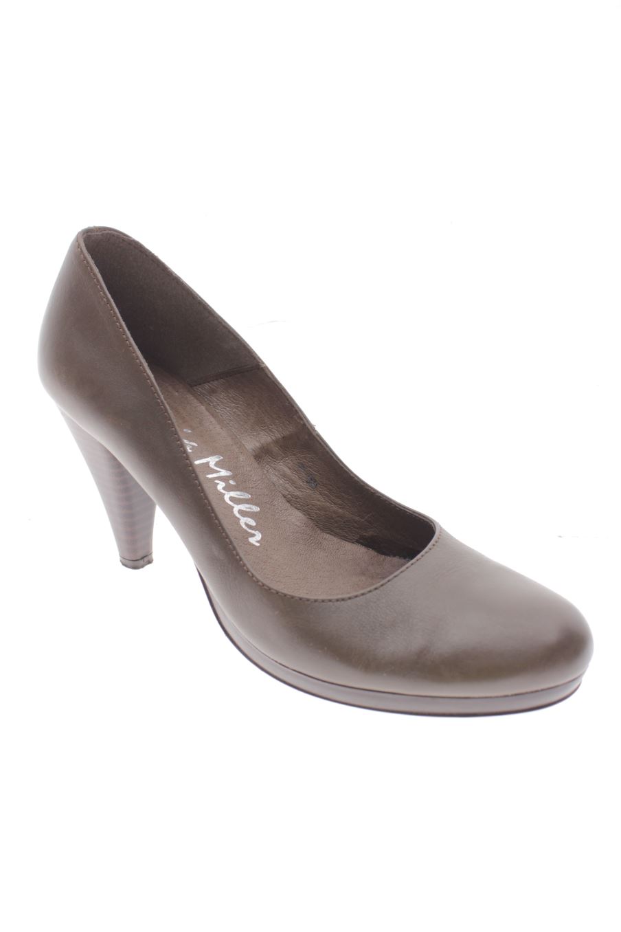 Zapatos de tacon de Patricia Miller de la talla 37, de color marrón de