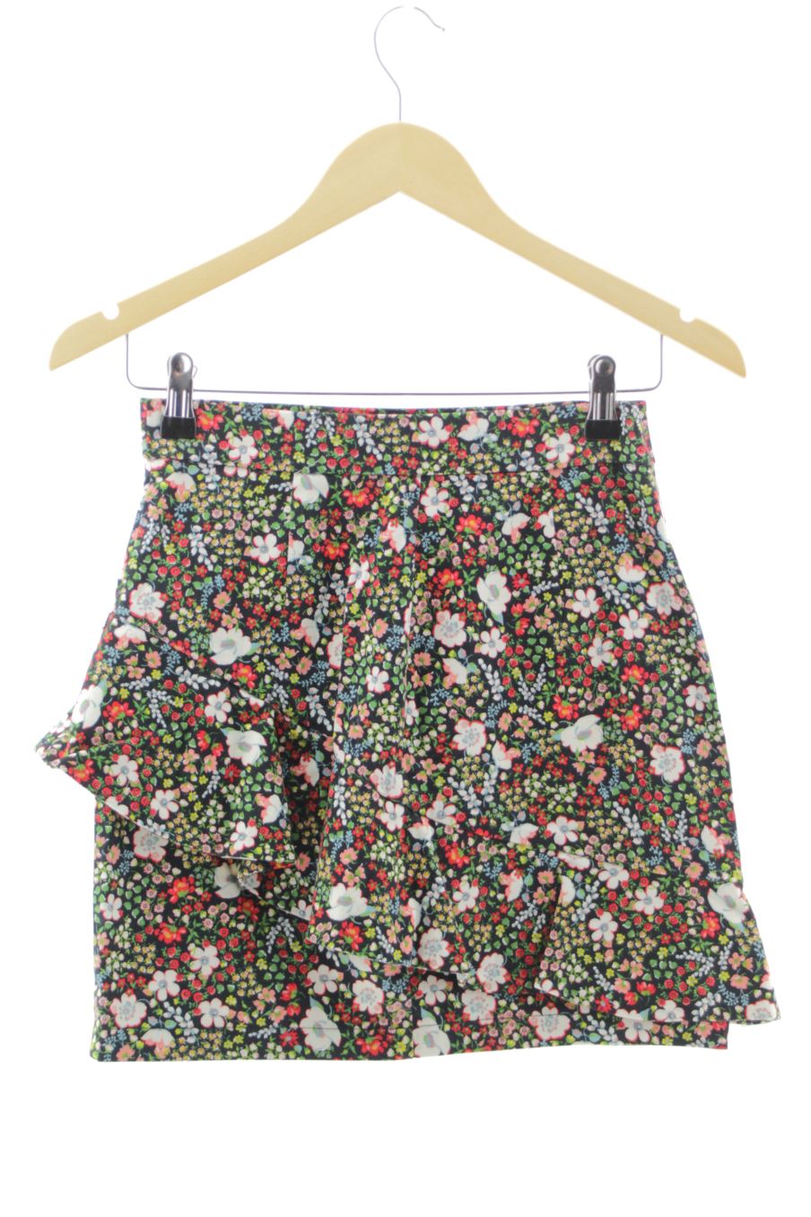 Jupe Stradivarius de la taille 36, de couleur fleurs