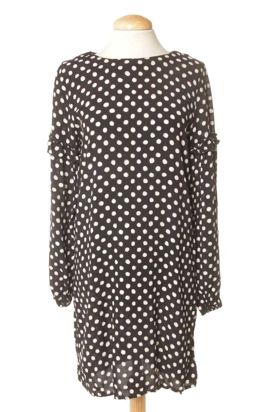 Vestido casual de Mango de la talla S, de color negro