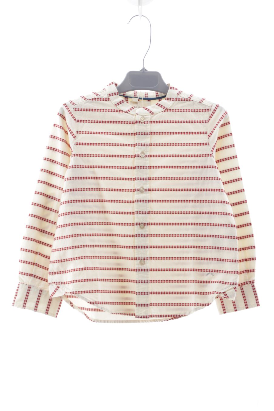 Chemise manches longues Nanos de la taille 5 ans avec une étiquette