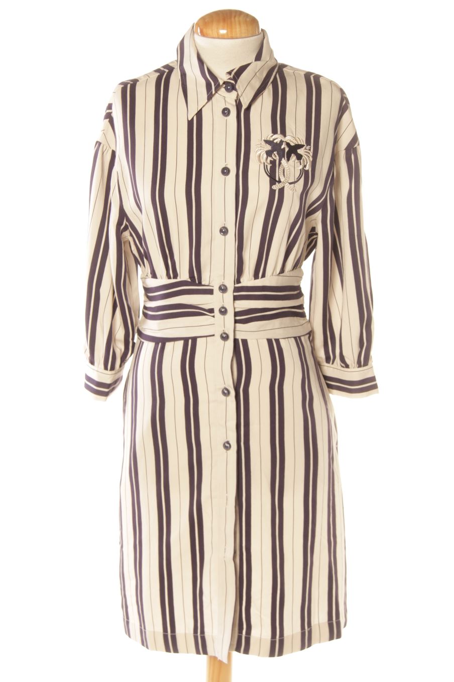 Vestido casual de Pinko de la talla 38, de color rayas