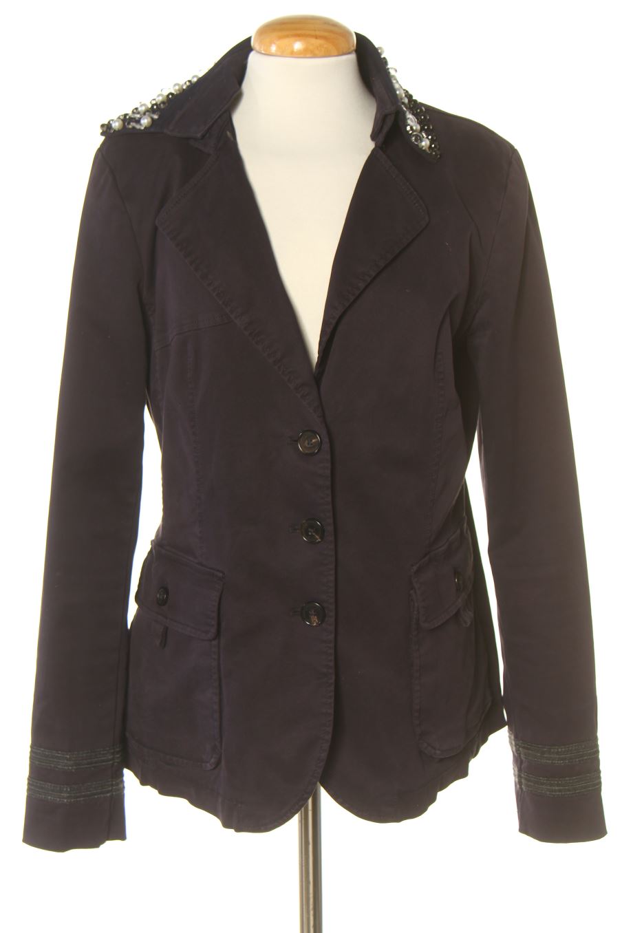 Blazer Blonde No.8 de la taille L, de couleur bleu marine