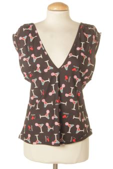 Blouse à manches courtes M lolina
