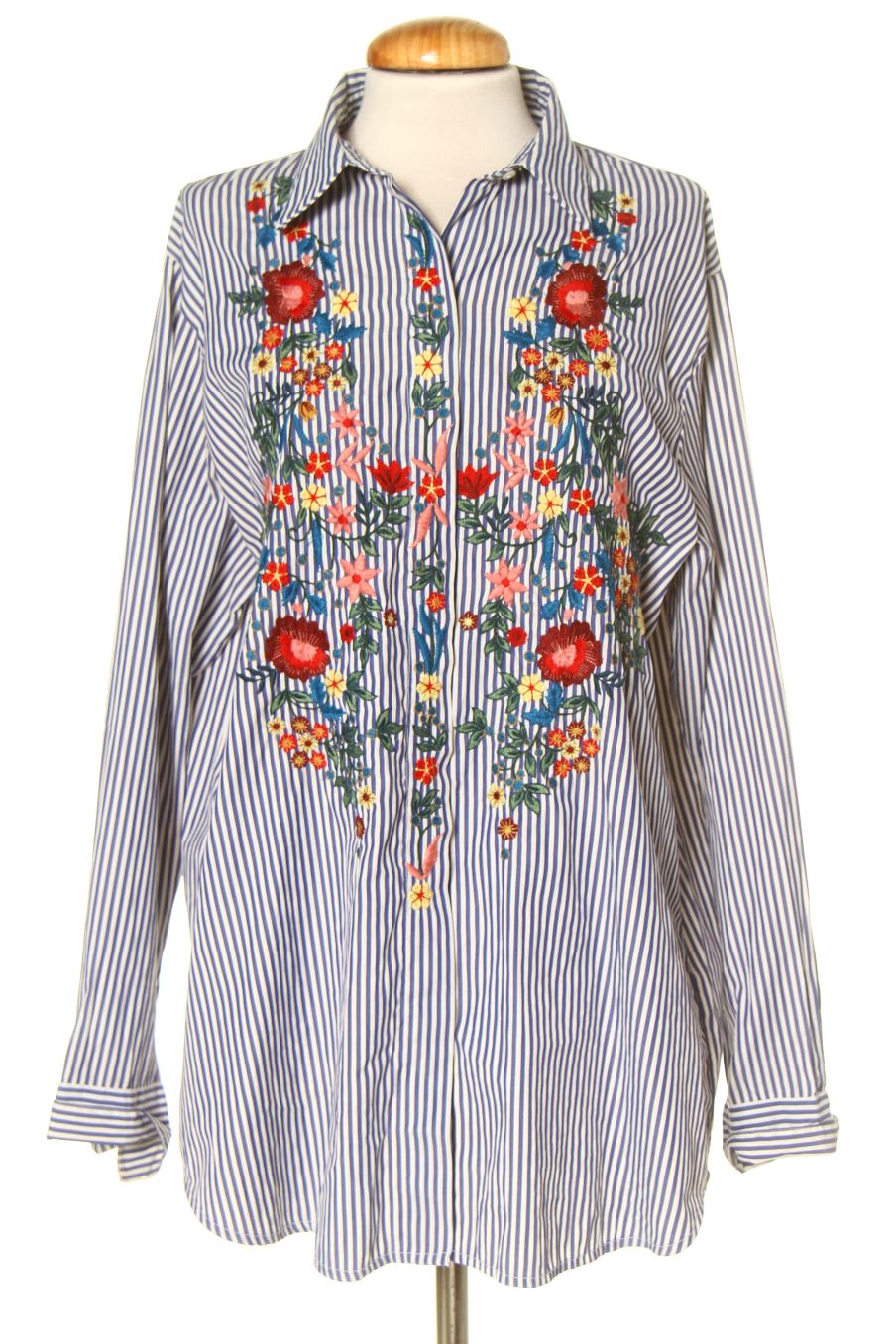 Chemise Zara de la taille S, de couleur rayures