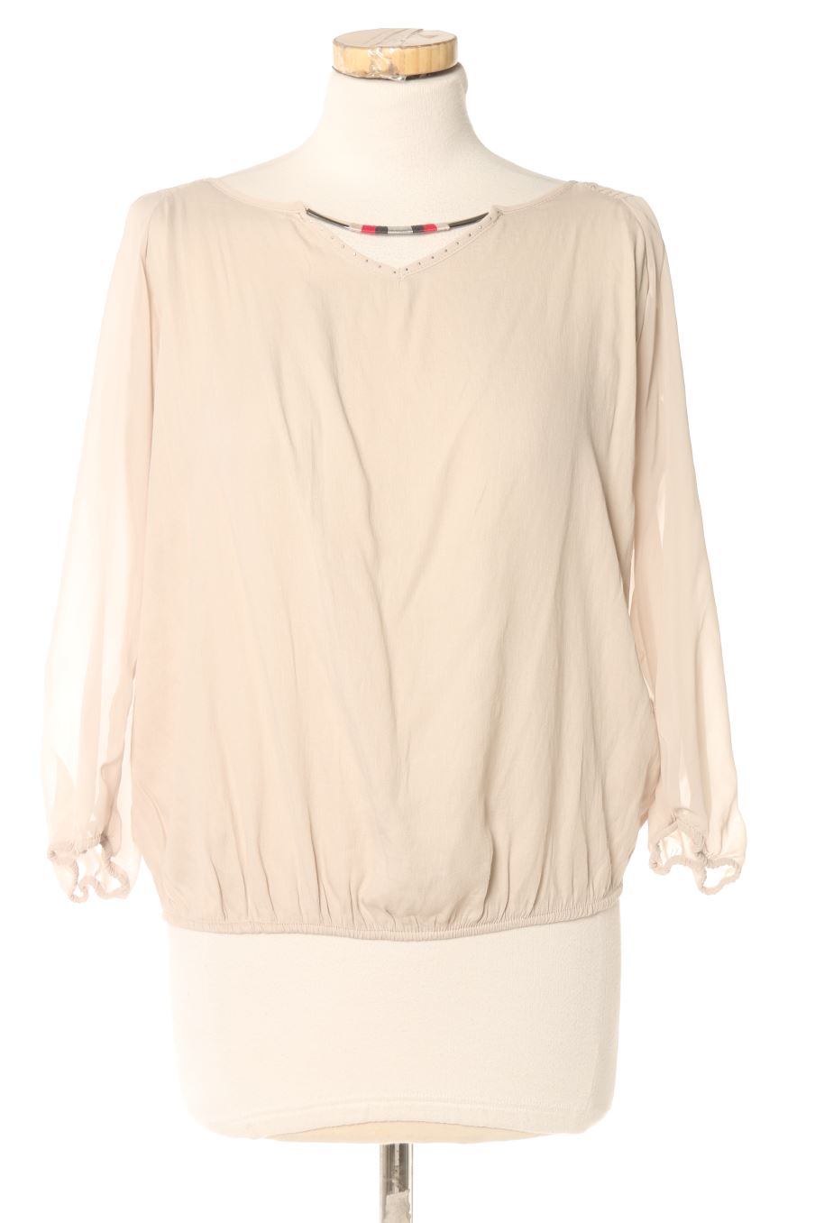 Blouse à manches longues Bréal Collection de la taille 40, de couleur beige