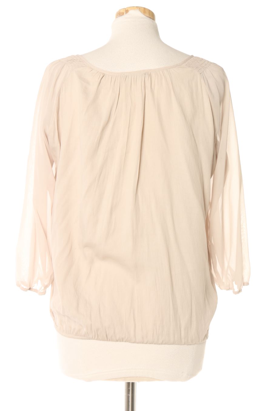 Blouse à manches longues Bréal Collection de la taille 40, de couleur beige