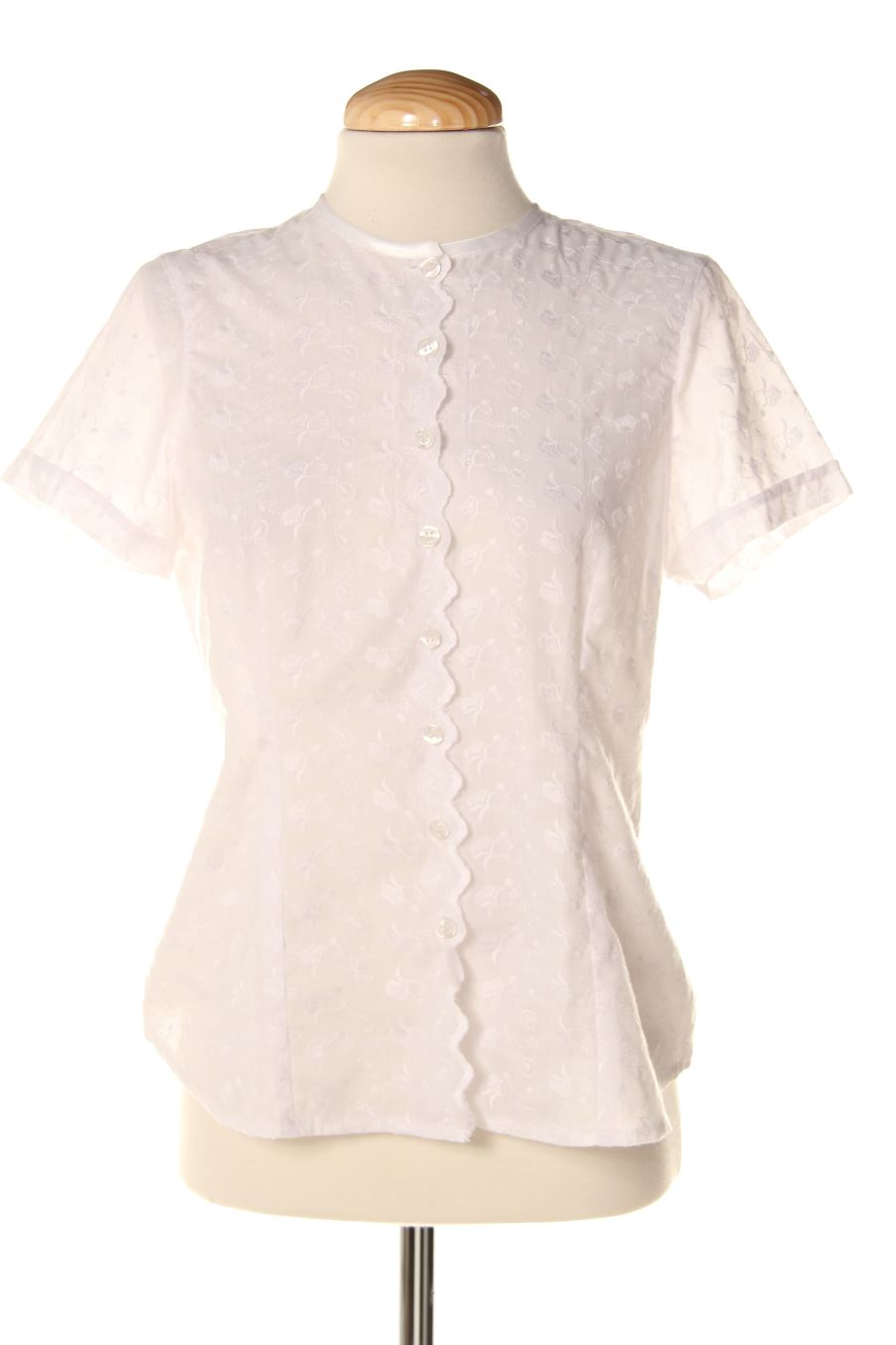Camisa de Sagrario Moreno de la talla S, de color blanco