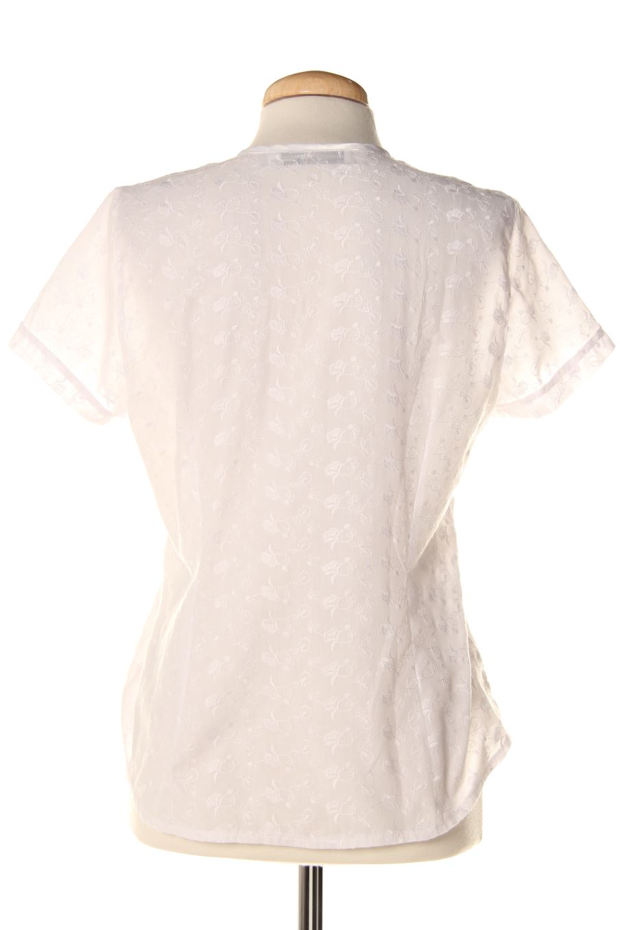 Camisa de Sagrario Moreno de la talla S, de color blanco