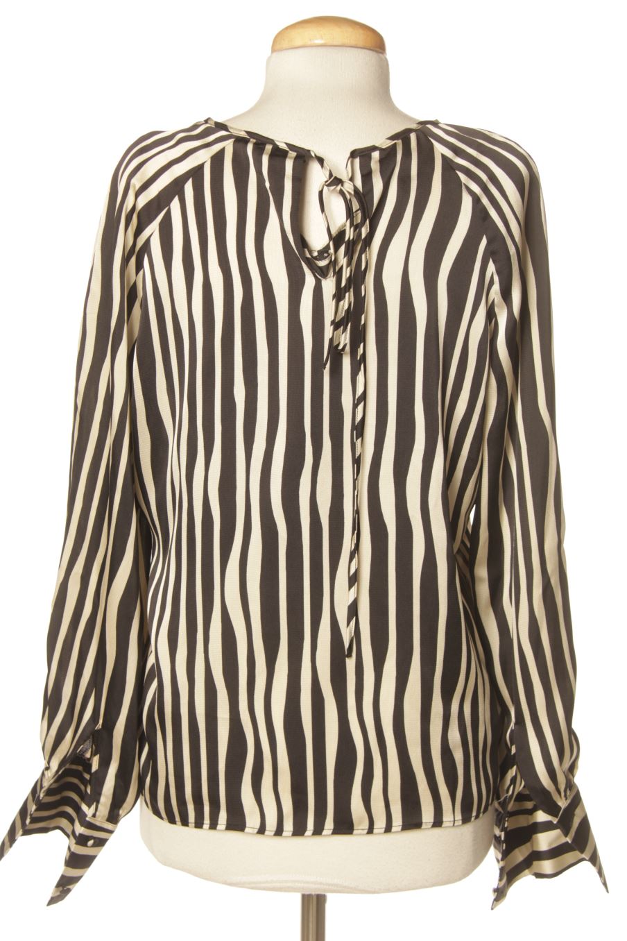 Blusa de manga larga de Mango de la talla S, de color rayas