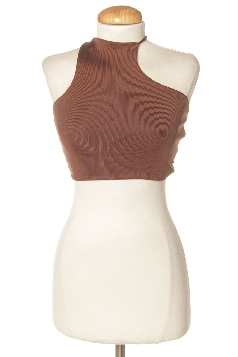 Top de Bershka de la talla XS, de color marrone