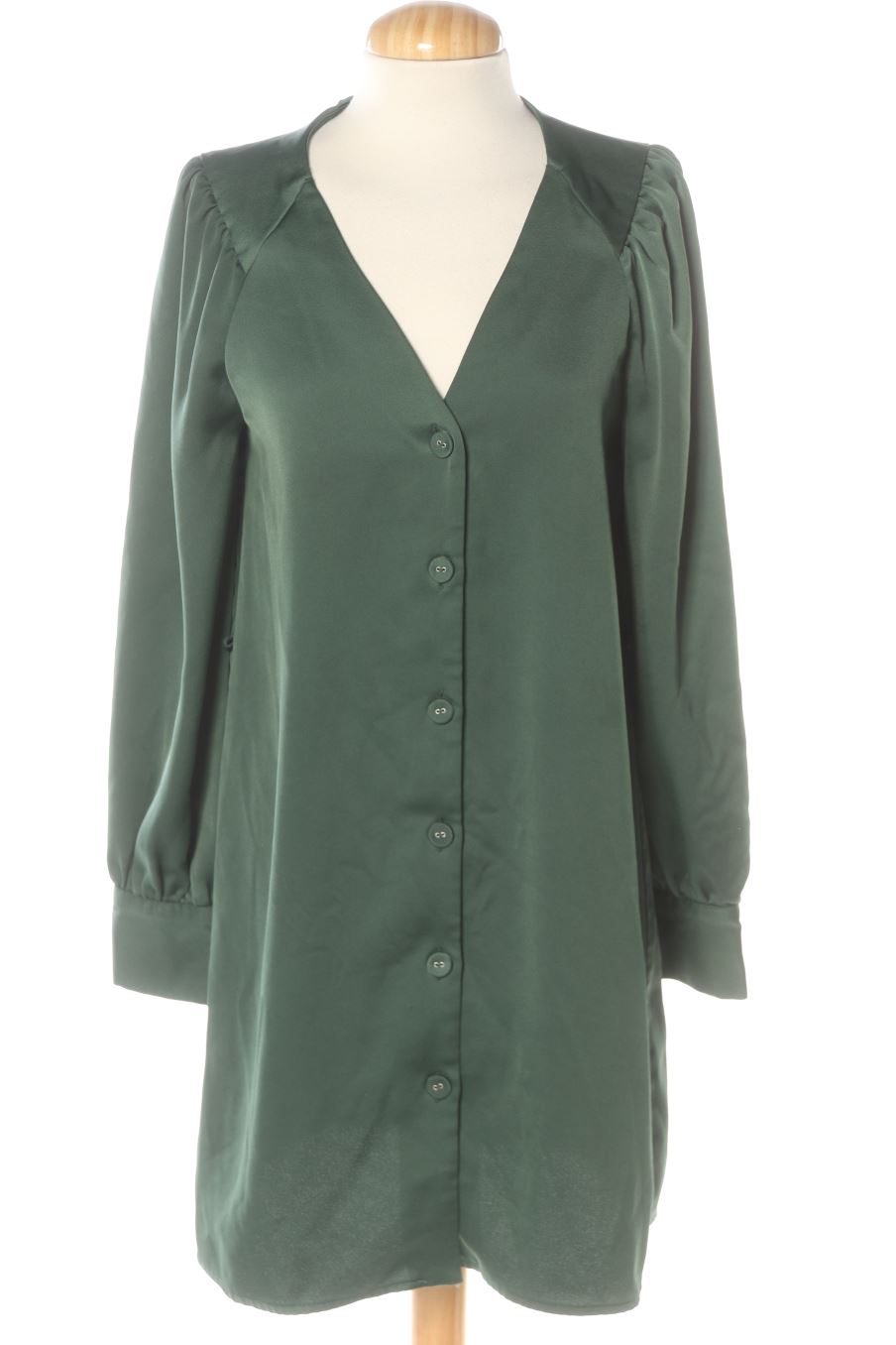 Vestito casual de Mango de la talla S, de color verde