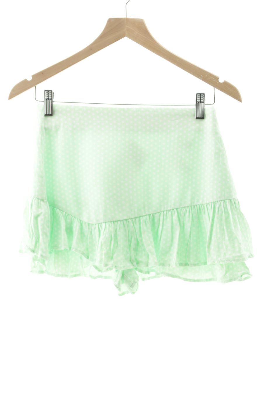Shorts Zara de la taille S, de couleur vert