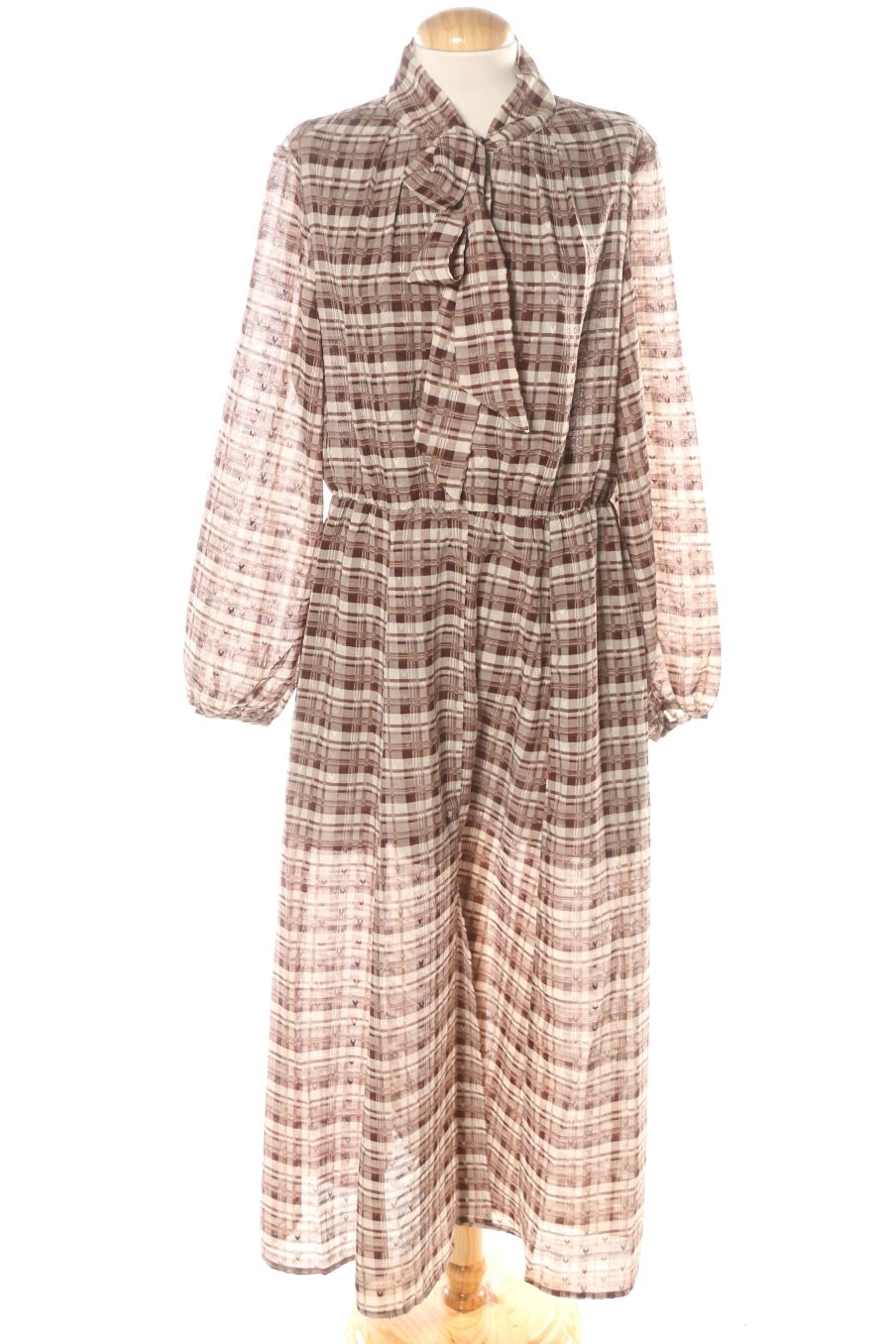 Robe casual Cortefiel de la taille M, de couleur carreaux