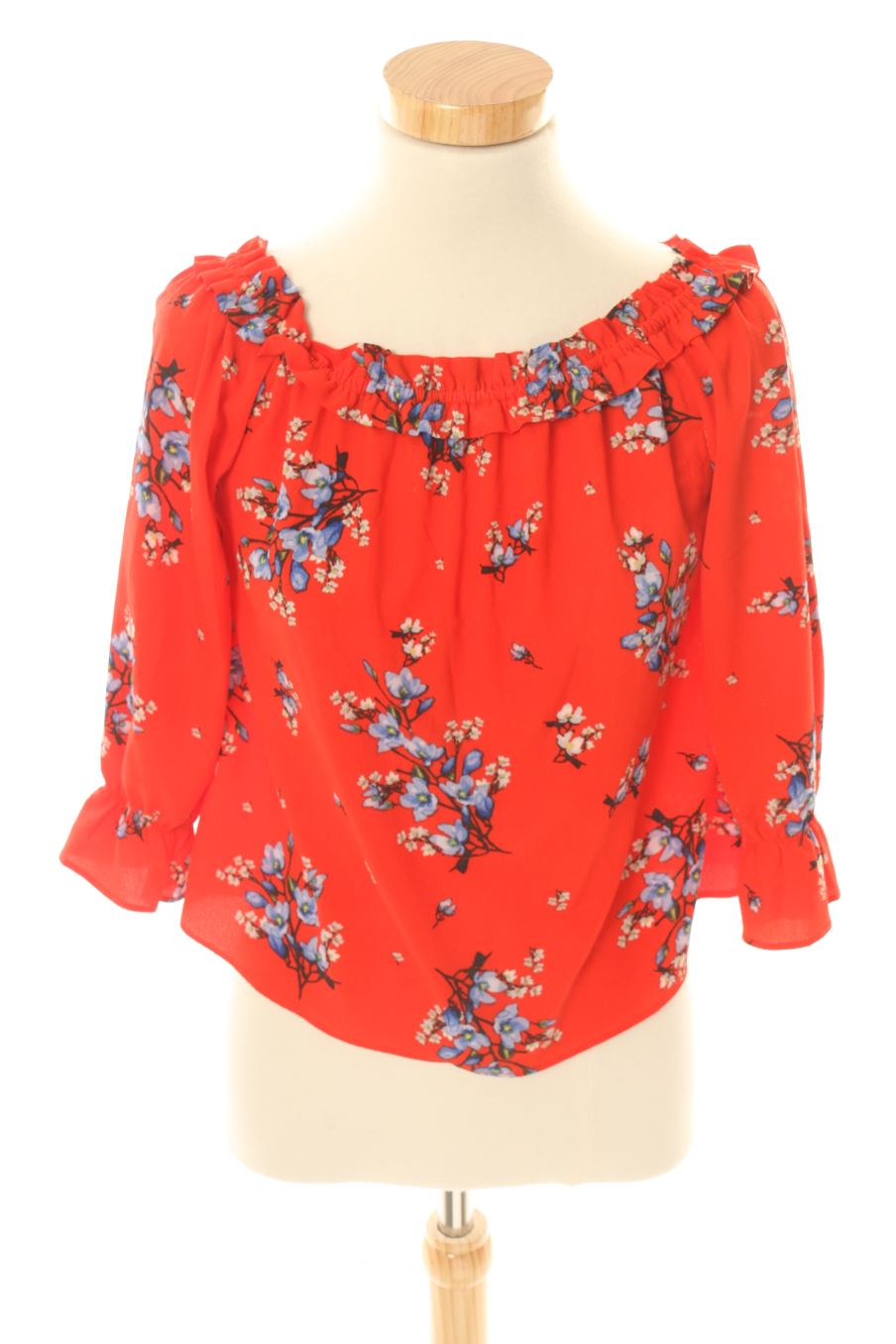 Blouse à manches longues H&M de la taille 36, de couleur fleurs