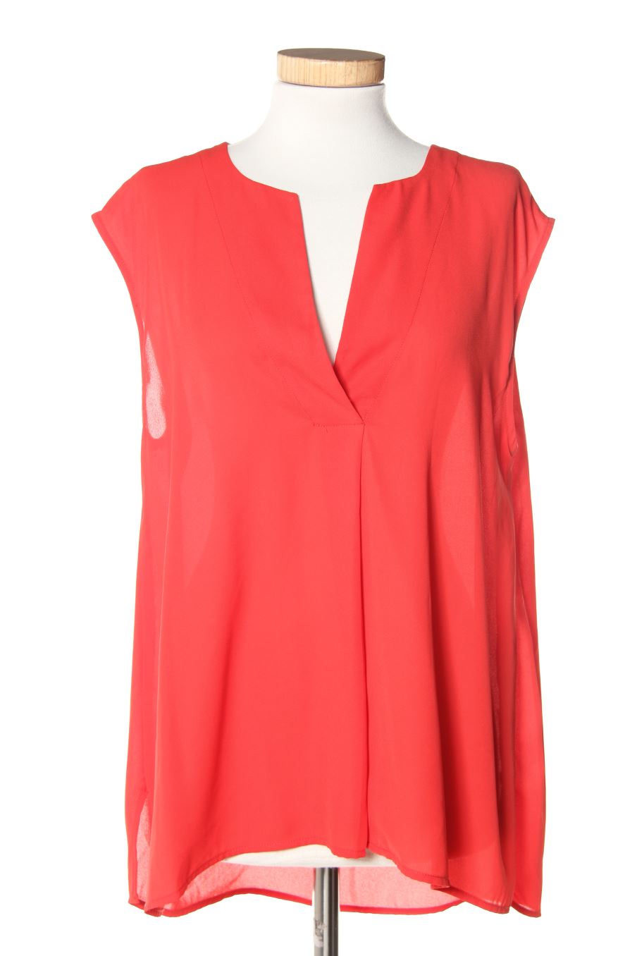 Kurzärmelige Bluse von Zendra Größe 50, Farbe Rot, für