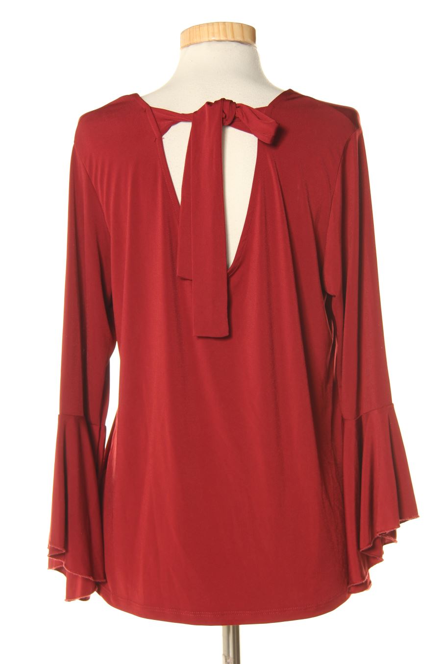 Langärmelige Bluse von Amisu Größe L, Farbe Bordeaux, für