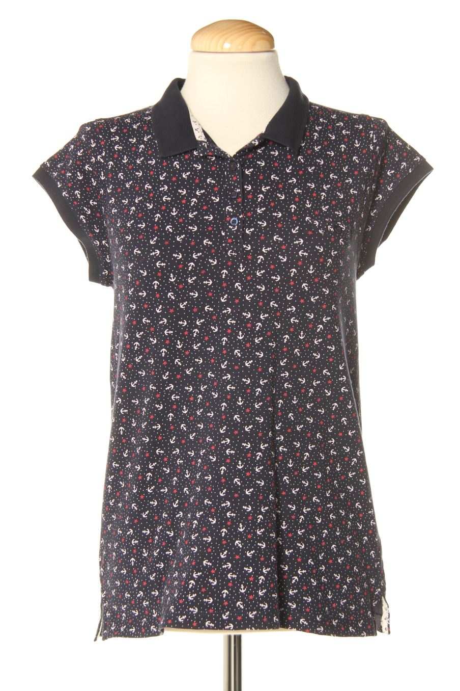 Polo de Fórmula Joven de la talla 42, de color estampado