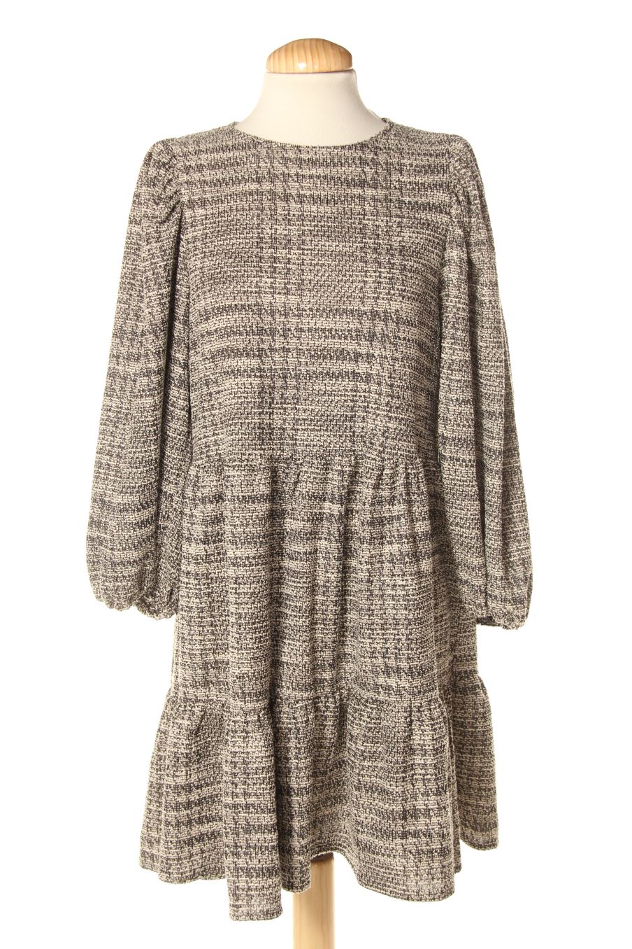 Vestido casual de Mango de la talla L, de color negro