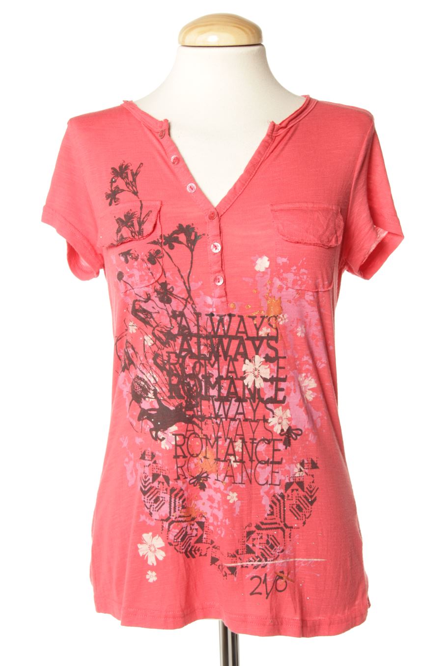 Camiseta de La mode est a vous de la talla S, de color rosa