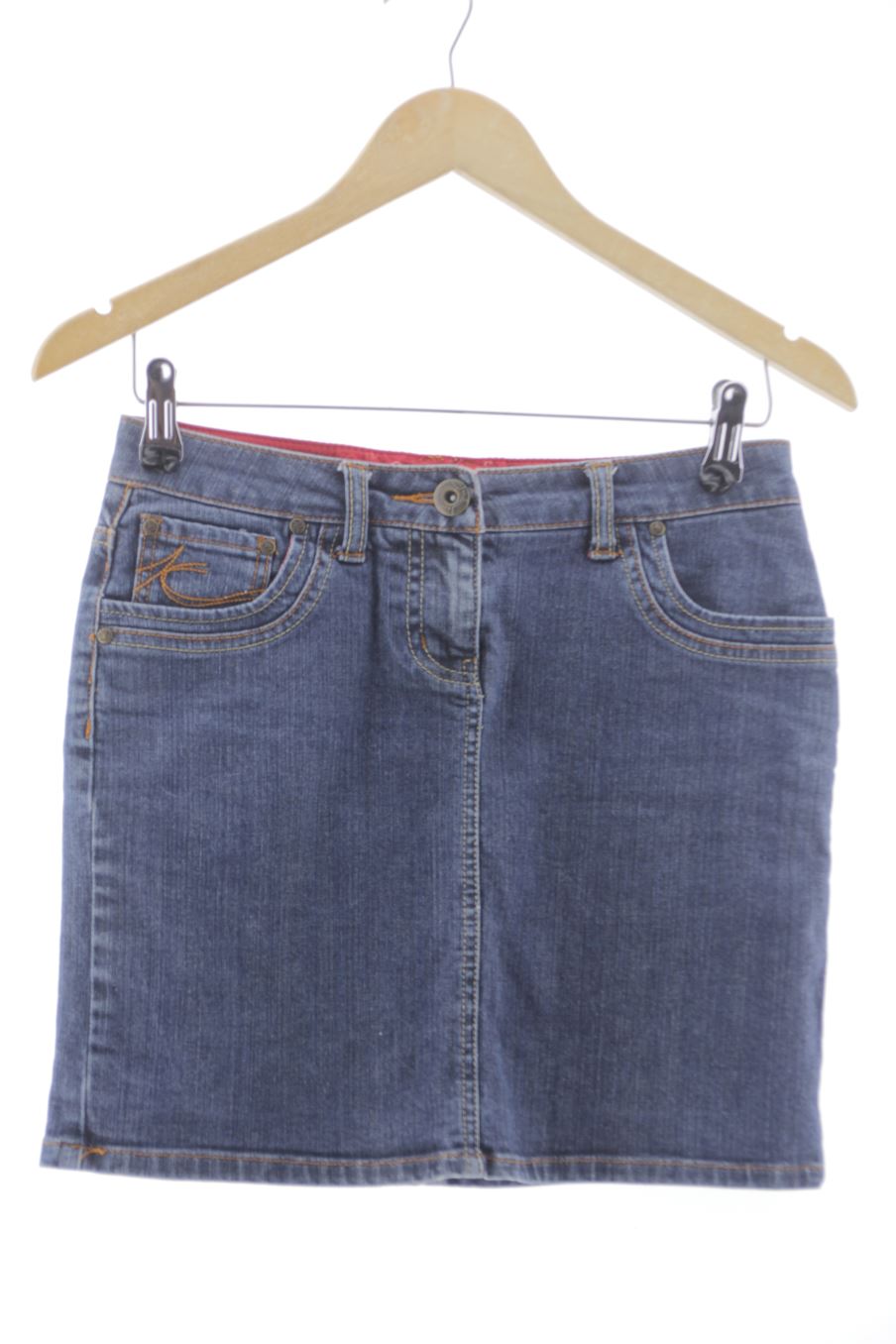 Jupe Cache cache de la taille 36 de couleur jaune de denim