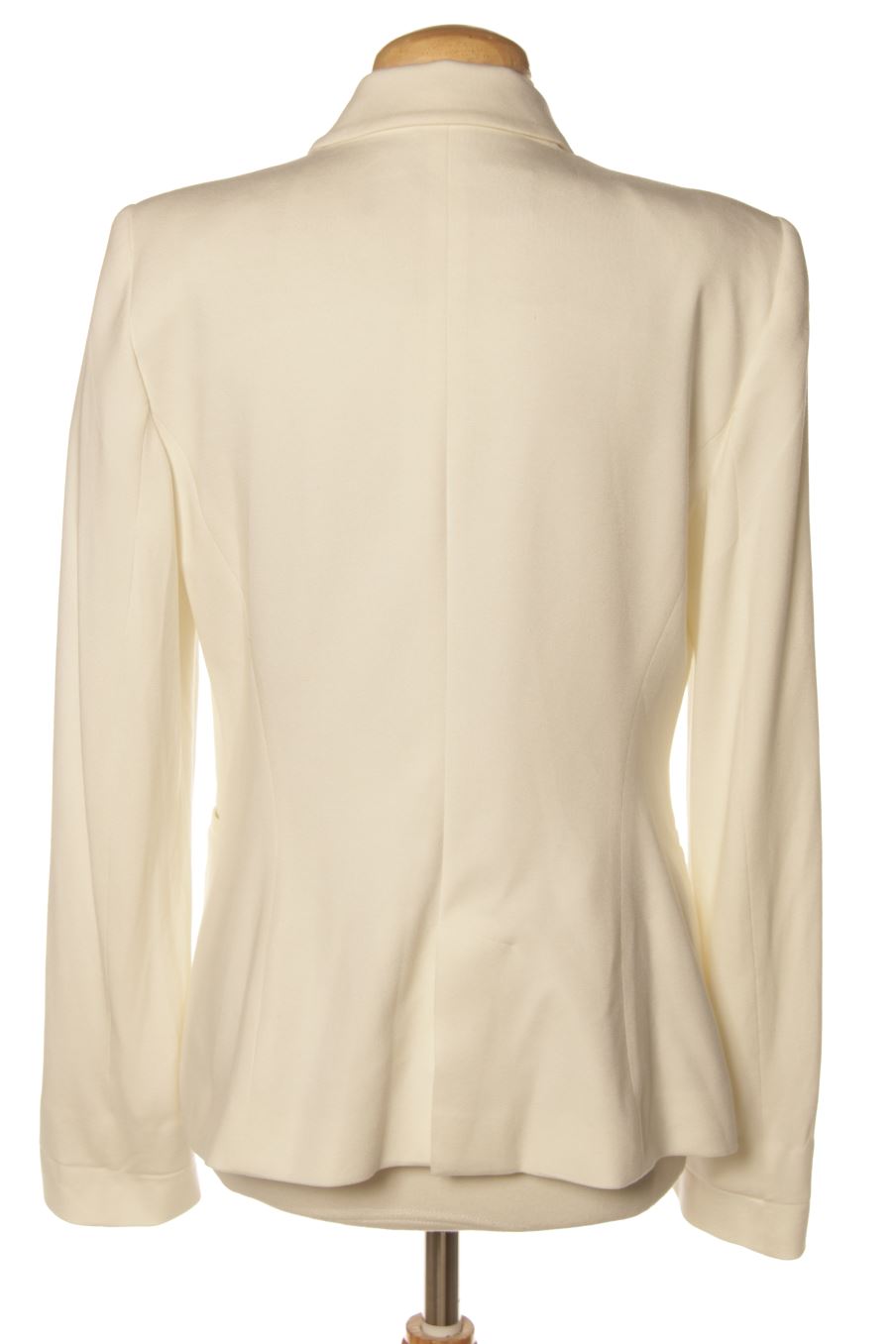 Blazer Zara de la taille M, de couleur blanc