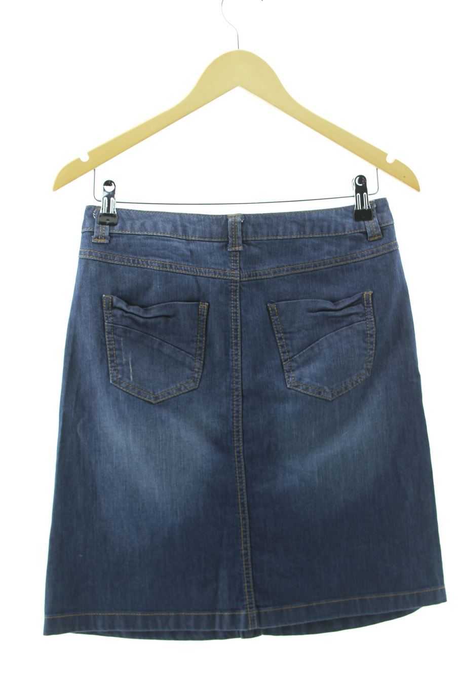 Jupe Camaieu de la taille 36, de couleur bleu de denim