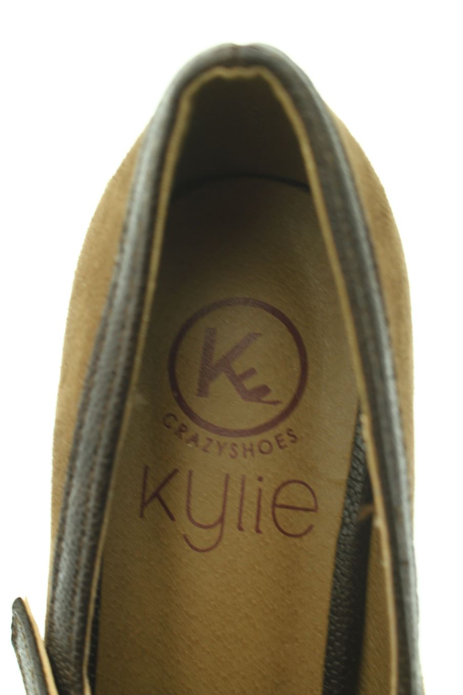 Zapatos de tacon de Kylie Crazy de la talla 37, de color marrón de
