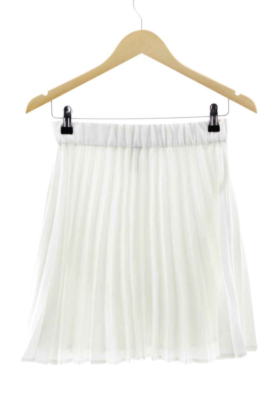 Jupe Stradivarius de la taille XS, de couleur blanc