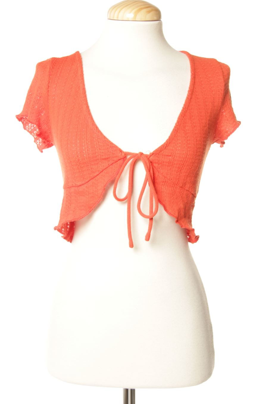 Top Bershka de la taille S, de couleur orange