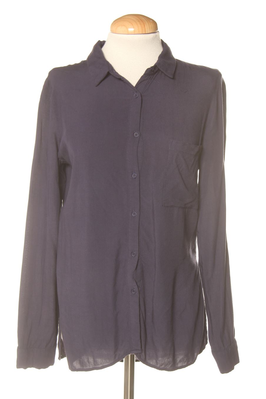Camisa de Okeysi de la talla XS, de color azul marino