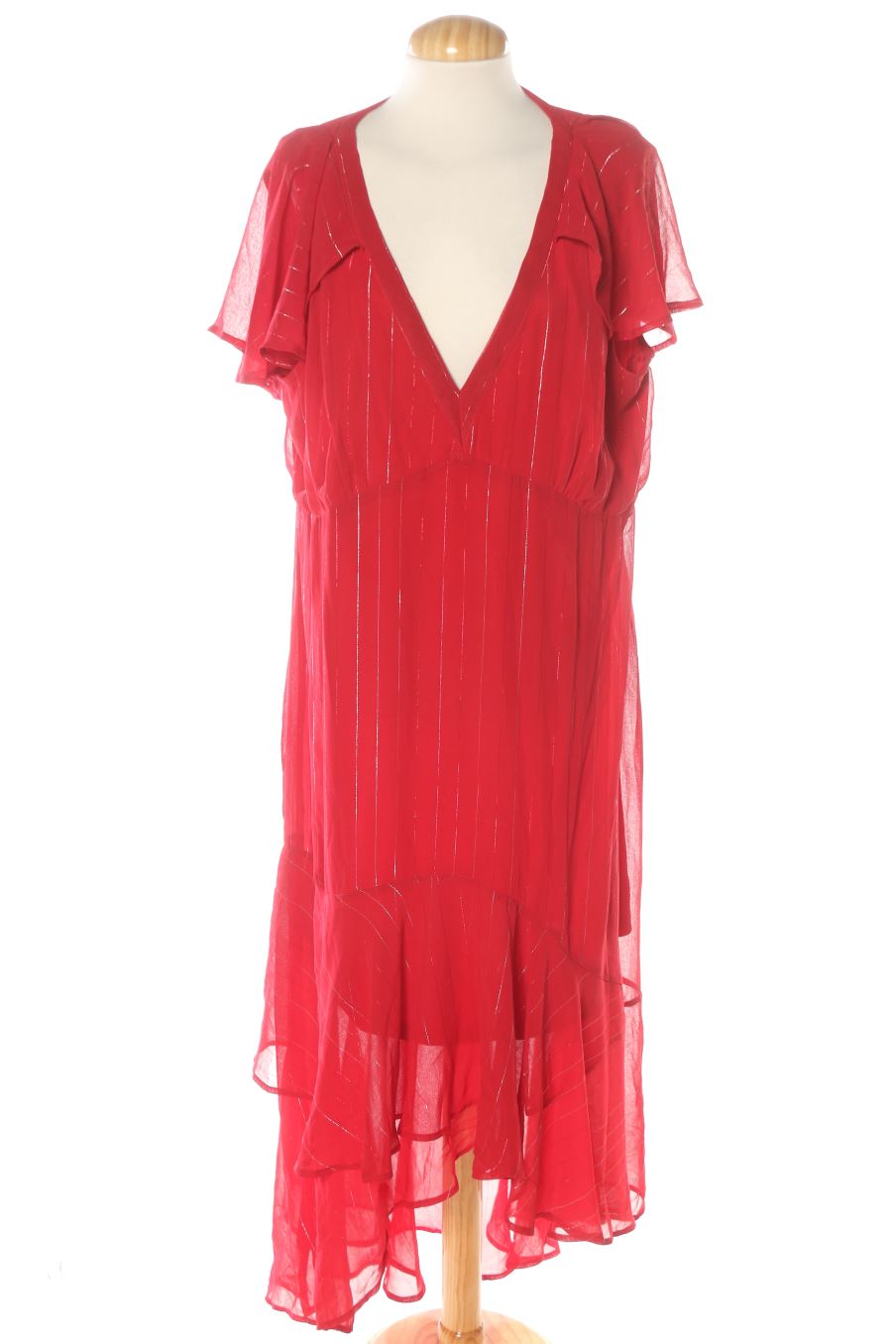 Robe casual Violeta (by Mango ) de la taille XL, de couleur rouge
