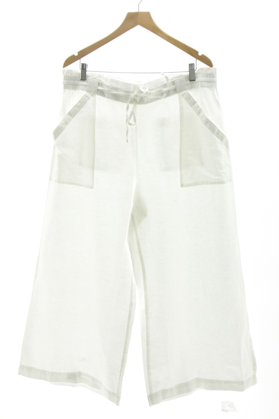 Pantalón Casual de Loft de la talla XL, de color blanco